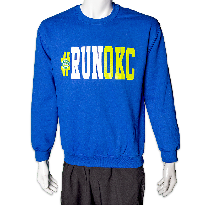2026 # Run OKC  Sweatshirt