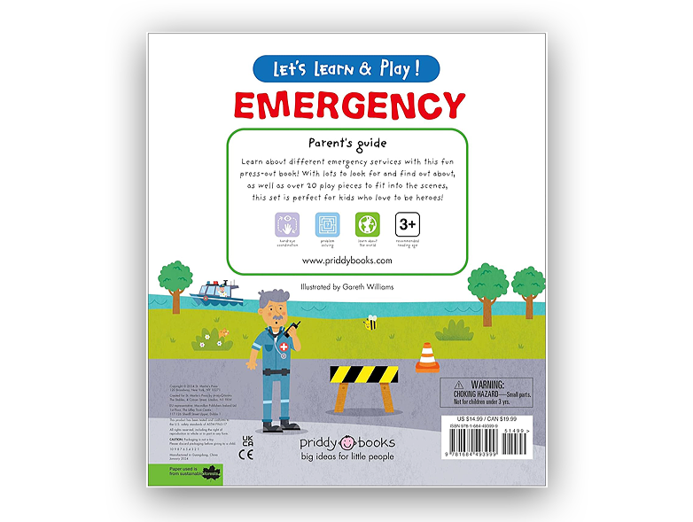 Let's Learn & Play! Emergency Book