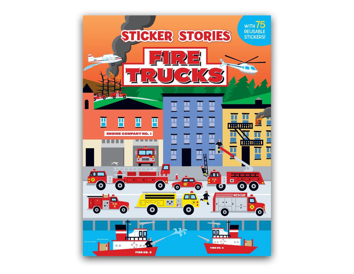 Fire Truck Sticker Book