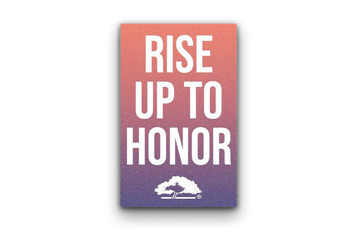 Rise up to Honor Sticker