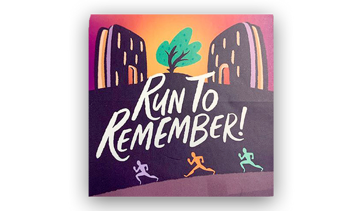 Marathon Run to Remember Sticker